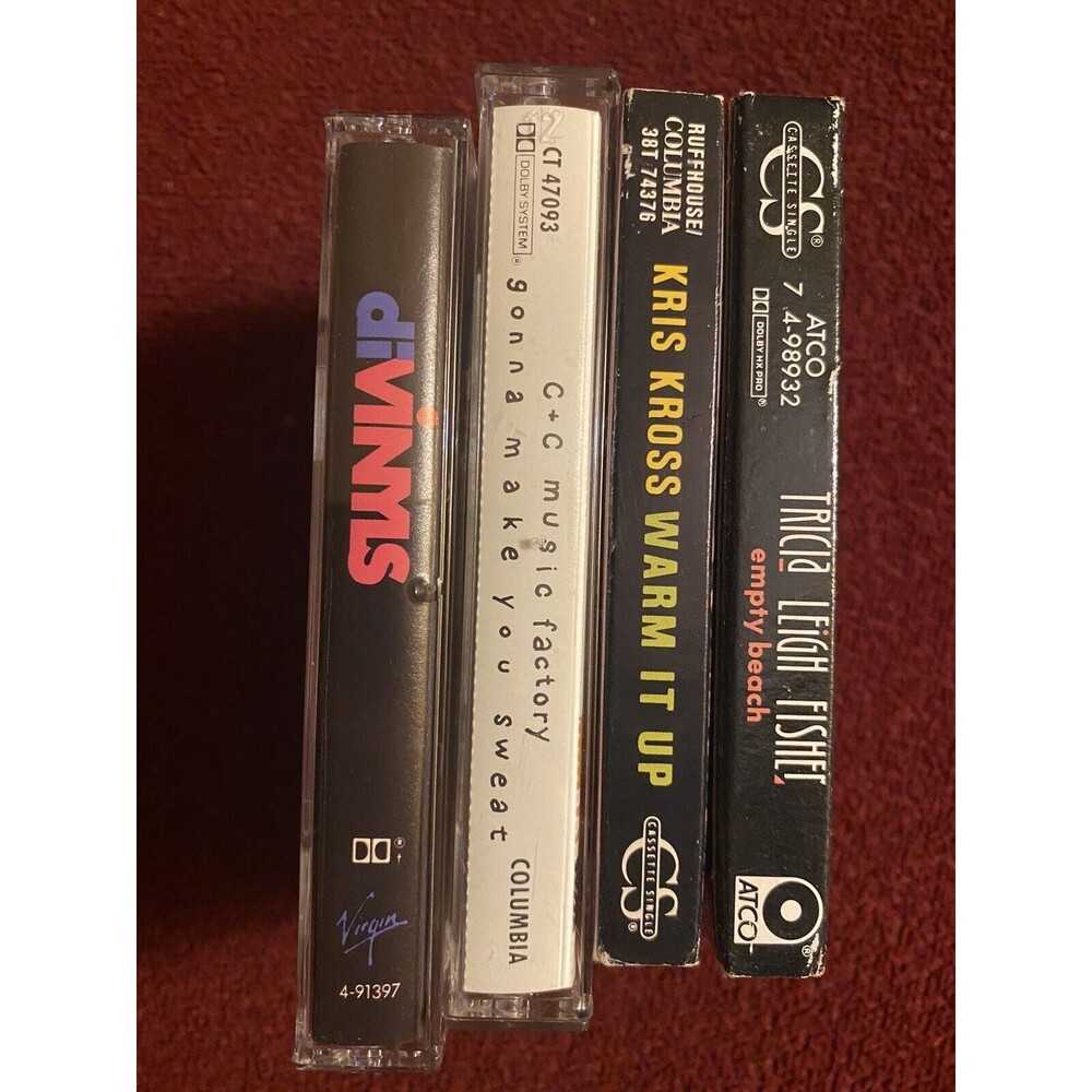 cassette tape lot 4 Crisscross C+C music factory Divinyls